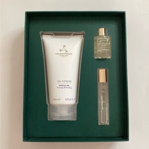 Aromatherapy Associates London winter wind down collection de-stress gift set